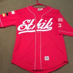 ETHIK stitched baseball jersey NWOT